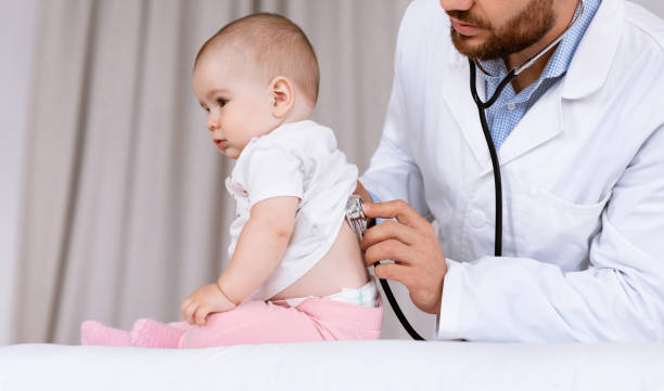 Auscultation d'un bébé